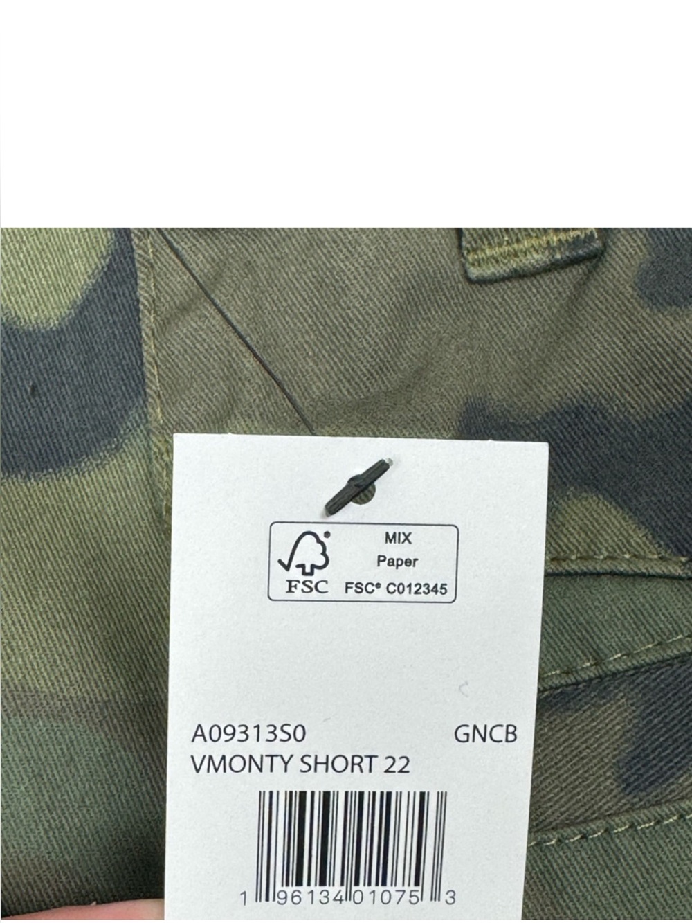 NWT Volcom Men’s VMonty 22 Camo Shorts Size 29 Casual Army Skate Military - Picture 9 of 10